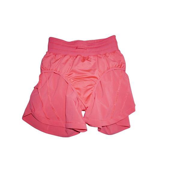 Lululemon Speed Up Shorts 4" Lined Coral Red Women’s Size 4 Running Activewear - Picture 6 of 9